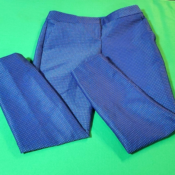 express columnist Pants - Express Columnist slacks pants size 0 Regular navy combo